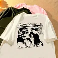 Camiseta  Sonic Youth Lp Aesthetic Tumblr  | Unissex 100% Algodão