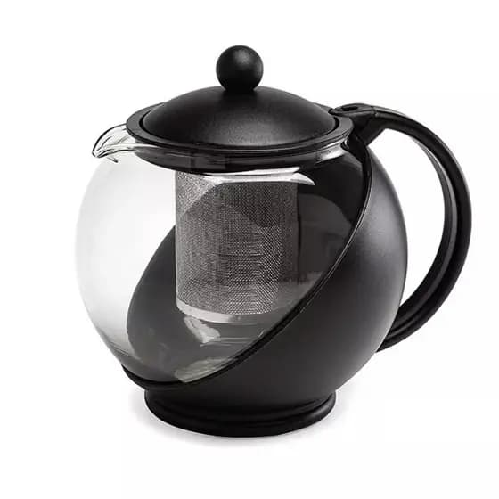 Chaleira de Vidro 750ml com Infusor Inox - Bule pra Chá - Coador