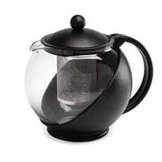 Chaleira de Vidro 750ml com Infusor Inox - Bule pra Chá - Coador