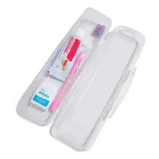 Estojo Porta Escova de Dente Creme Dental de Plástico - Talheres Canetas Lápis Multifuncional