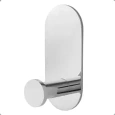 Gancho Adesivo de Parede Inox sem Furos Suporte Para Toalha Pano Banheiro Cozinha 10cm