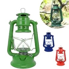 Lampião Querosene Vintage - Design Clássico e Iluminação Suave