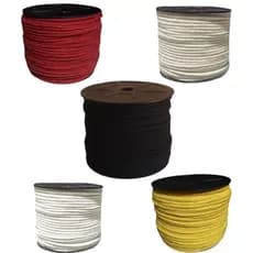 corda/cordão de algodão trançado 4mm 100metros