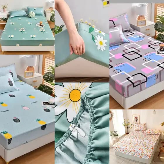 Lençol Casal Com Elastico AVULSO  Casal Estampado