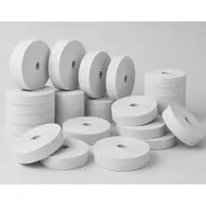 Elástico Para Embutir Faixa elástica 25m Branco Poliéster Alta Elasticidade Costura e Confecção