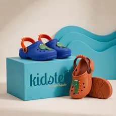 Sandália Babuche Infantil Menino Dinossauro Com Crista Kidstep
