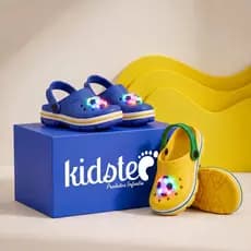 Sandália Babuche Infantil Sandália Futebol Com Led Conforto e Diversão