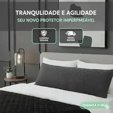 Capa Impermeável Travesseiro Corpo (Xuxão) 1,30x40 com Zíper – Proteção Anti Líquidos