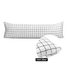1 Fronha ESTAMPADA Travesseiro de Corpo XUXÃO  1,30cmx40cm Com Zíper Algodão 180 Fios