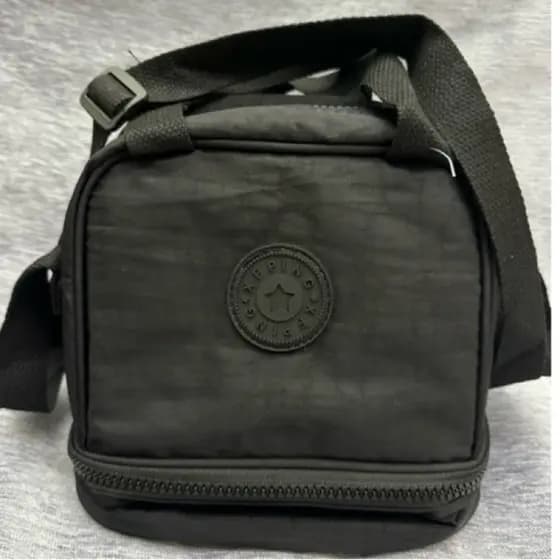 Bolsa tactel Térmica Lancheira P/ Marmita com 2 Compartimentos Academia Fitnes cod:1937