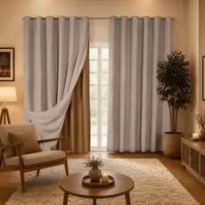 Cortina Blackout Com Linho 2,00 x 1,40 m Corta Luz para Sala e Quarto
