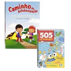 Kit Cartilha Caminho Alfabetização + Livro 505 Atividades