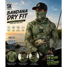 Bandana buff c/ Prot Uv50+ Dry Fit SuperkingBANDANASK22VERDE
