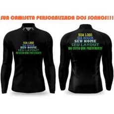 Camisa Camiseta Personalizada com Proteção Uv50+ DryFit Personalizada