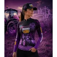Camisa Camiseta de AGRO Prot Uv50+ Dry Fit SuperkingGLL-152
