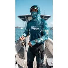 CamisaCamisetaDePescaProtUv50+DryC/Capuz Lvas e Bandanas SKY-10