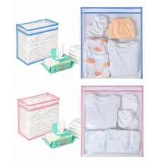 8 Saquinhos Maternidade Multiuso + 2 Organizador Necessaire