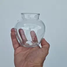 Vaso Pera de vidro pequeno para decoração