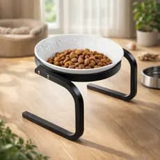 Suporte Elevado para Comedouro Pet – Com Tigela - Ergonômico
