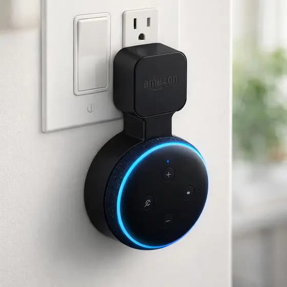 Suporte echo dot 3ª geração - Alexa - PRETO