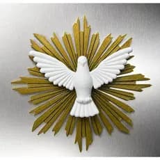 Ímã de Geladeira Divino Espírito Santo Decorativo Religioso Efeito Premium 3D