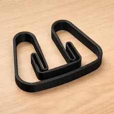 Segurador de Porta Premium Preto Fosco – Trava Porta Anti-Fechamento para Pets e Crianças
