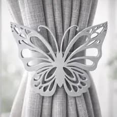 Prendedor de Cortina Borboleta Sem Furo | Decorativo