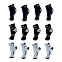 kit 9 Pares De Meias Adulto Cores Sortidas Cano Medio Atacado.