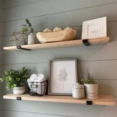 Prateleira Parede 60x20 Suporte Flutuante Livros Decoração