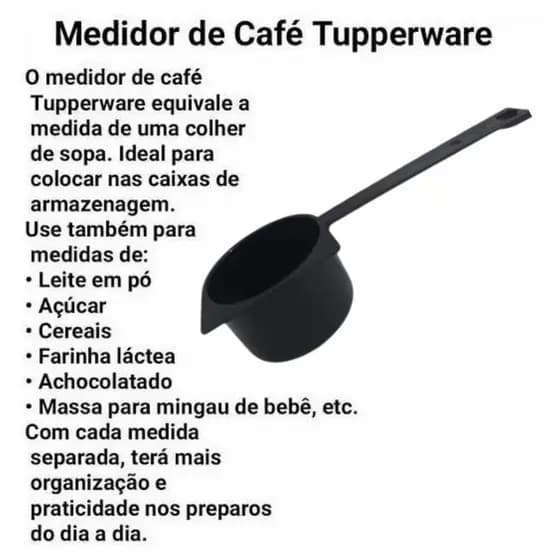 Colher - Medidor de Café Tupperware ***COR ALEATÓRIA***