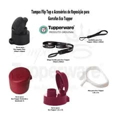 Tampa de Reposição e Acessórios para Eco Tupper Flip Top Tupperware