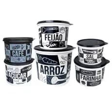 Kit Mantimentos Pop Box 6 Peças / Café 700g TUPPERWARE®