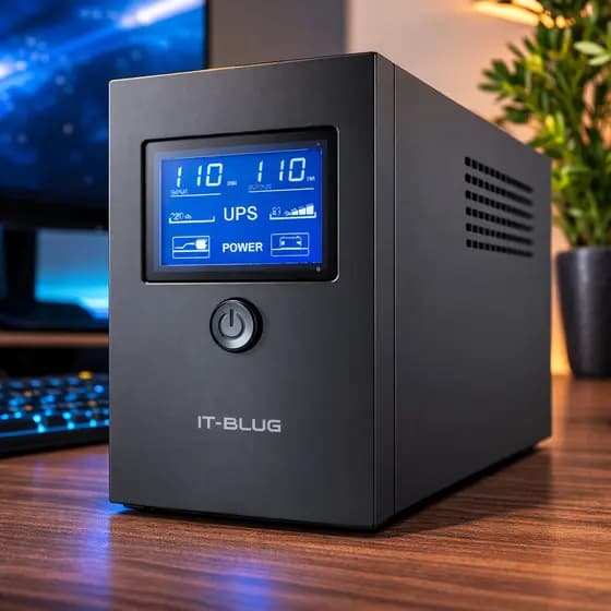 Nobreak com LCD 800VA 480W Energia Ininterrupta para PC Monitor Relógio de Ponto e Roteador MAX-0403