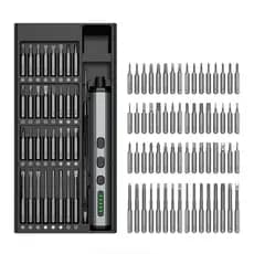 Kit Chave Elétrica Multifunção 68 em 1 Para Manutenção Torx Fenda