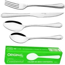 Jogo Garfo Faca  Inox  48 Pecas Bar/restaurante Buffet Faqueiro / Talheres