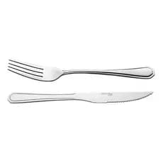 Jogo Garfo Faca  Inox  12 Peças Bar/restaurante Bufffet