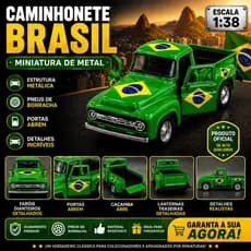Miniatura Caminhonete Chevy Personalizada 1:32 Metal Fricção Abre Porta Edição Colecionável