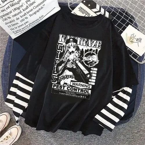 Camiseta Feminina De Algodão estilo E-girl /Punk/Gótico /Retrô