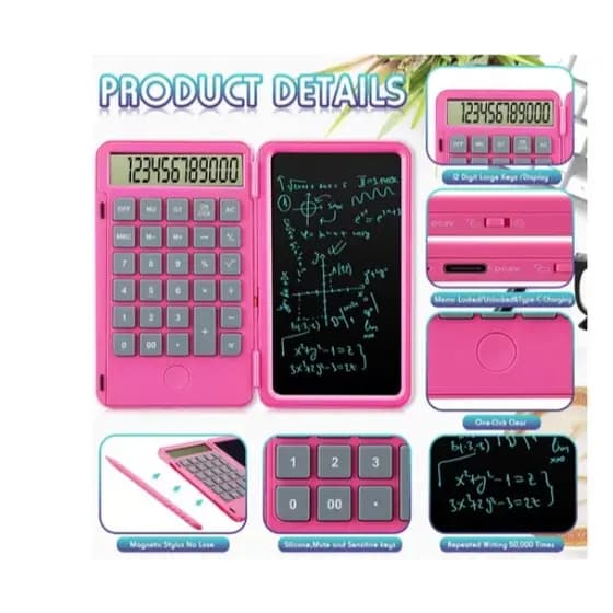 Calculadora Digital com Bloco de Notas 10 Digitos LUATEK - KL-1605