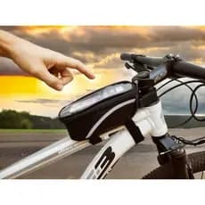 Bolsinha Porta Celular para Bike MTB SPEED Bolsa Quadro e Guidão