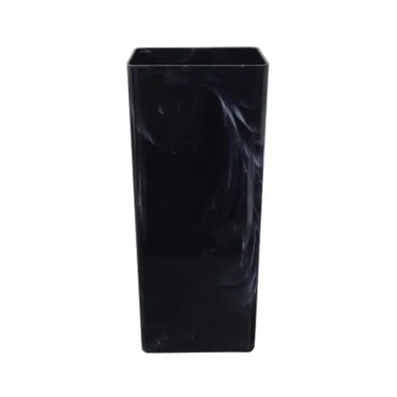 Vaso Decorativo Preto Nero 30cm Micromax