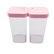 Kit Saleiro e Paliteiro Rose 8 cm 90ml Pratico Resistente