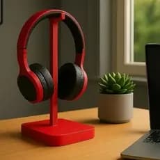 Suporte de Mesa para Fone Headset Gamer Universal e Fone de Ouvido – Design Minimalista, Resistente
