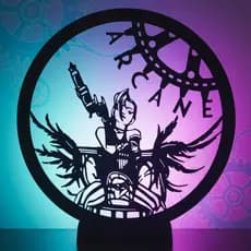 Decoração Jogo Gamer L. of Legends – Suporte decorativo para mesa - Impressão 3D em PLA