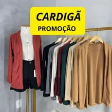 Cardigan Feminino Canelado de Malha Casaco Cardigã Kimono Moda Inverno com Manga Longa Estilo Tricot