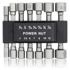 Kit Jogo de 14 Bits Soquete Canhão Sextavado Profissional Rotony