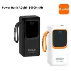Carregador Portátil | Power Bank A'Gold BTE-61 50000mAh | Carregamento Rápido 22,5W PD | Lanterna LED | 7 Portas