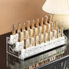 organizador de maquiagem porta paleta blush sombra acrilico 3 camada/ Organizador Divisoria