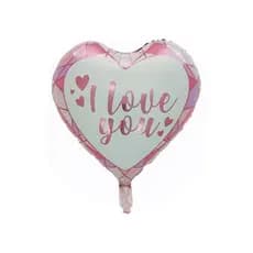 Kit 5 PÇS Balão Metalizado Coração I LOVE YOU 18 Polegadas Dia dos Namorados Noivado Casamento Decoração