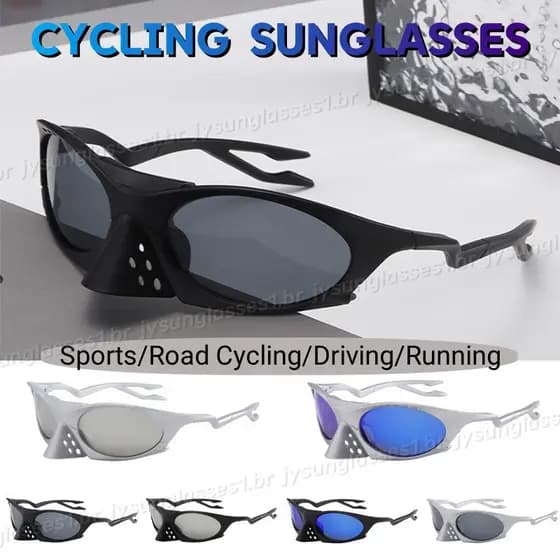 Novo Ciclismo Óculos De Sol Para Homens Mulheres Ao Ar Livre Motocicleta Esportes Correndo Condução Bicicleta Anti Radia